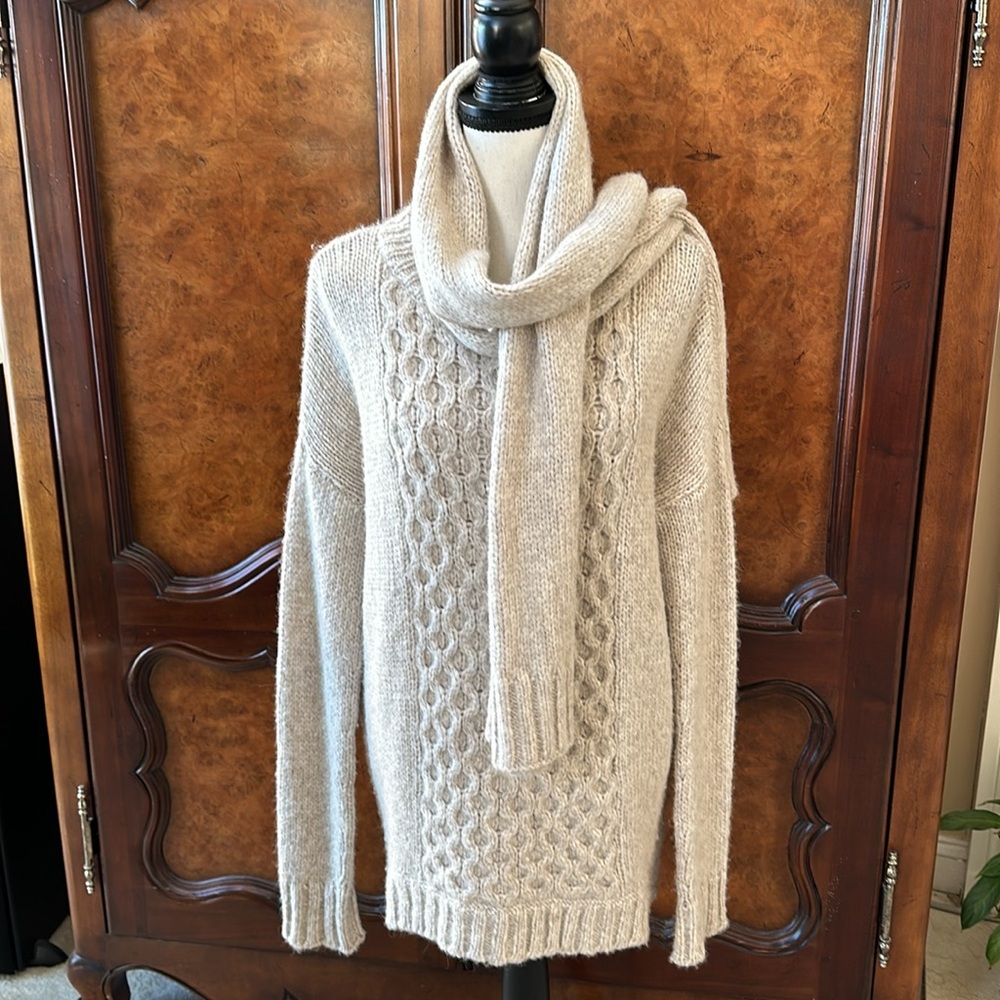 Christopher Fischer Baby Alpaca Sweater & Scarf Set